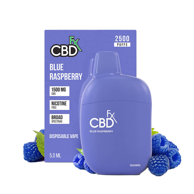 Vape de CBD Frambuesa Azul 1,500MG Green Wellness Market CBD Panamá
