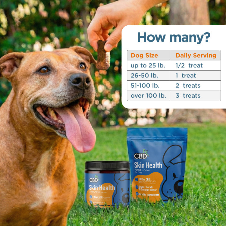 Masticables de CBD para Perros Skin Health 600MG