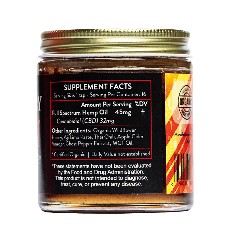 CBD Honey + Limo Chili | Sweet Heat 250MG-500MG