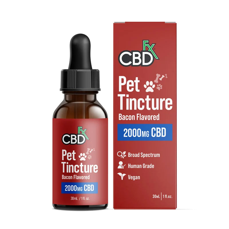 Óleo de CBD para Cães | Sabor Bacon 250MG-2.000MG