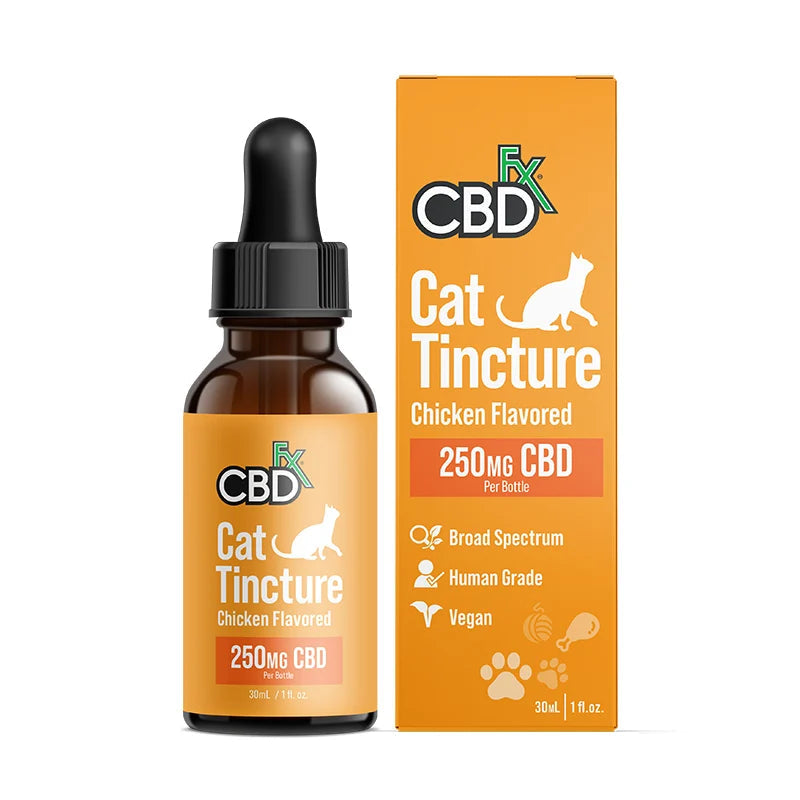 Tintura de CBD para Gatos Broad Spectrum | Pollo 250MG CBDfx