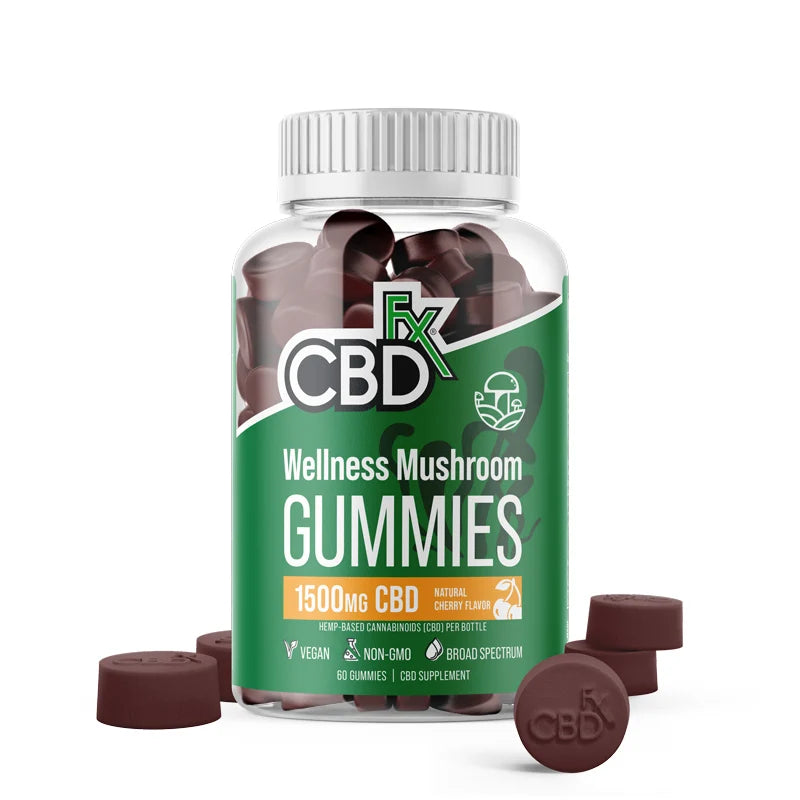Gomitas de CBD + Hongos Wellness 1,500MG Green Wellness Market CBD Panamá