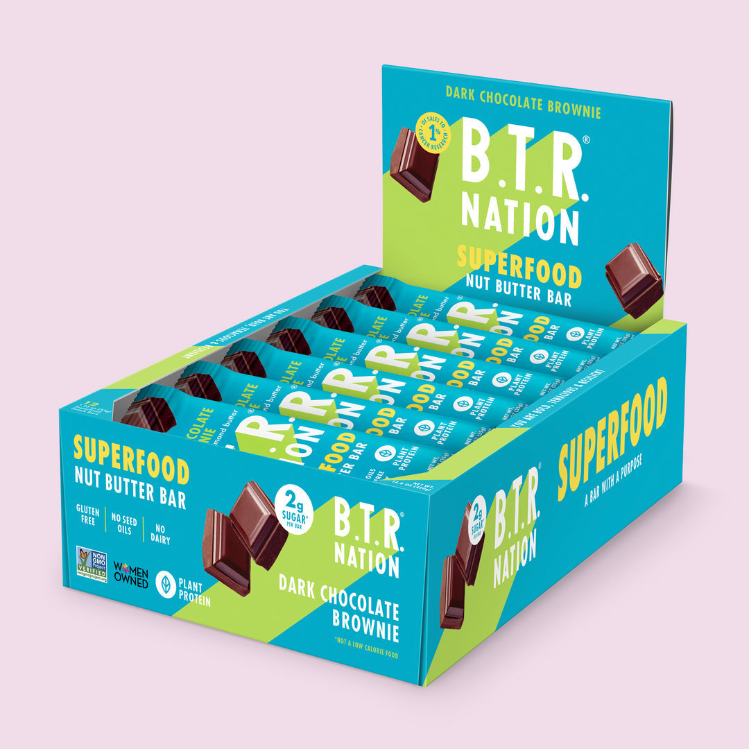 Barra de Superfoods Dark Chocolate Brownie B.T.R. Nation