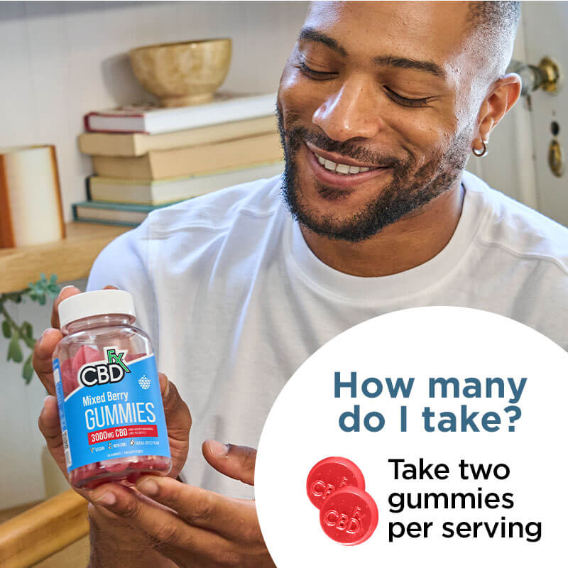 Gomitas de CBD Frutos Rojos 1,500mg