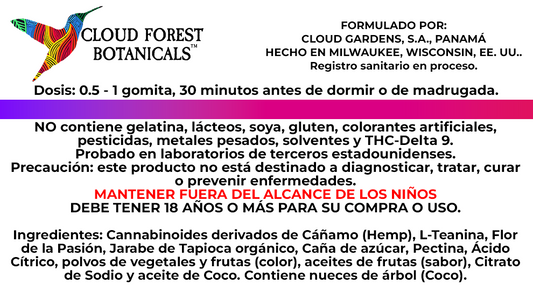 Gomitas Sleep Tonight 500 MG CBD/300 MG CBN