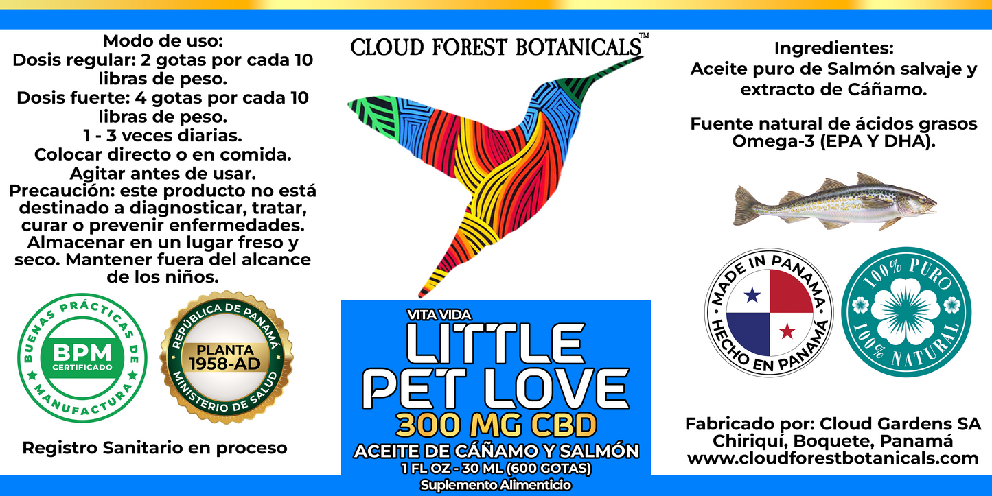 Aceites Pet Love 150/300/600 MG CBD