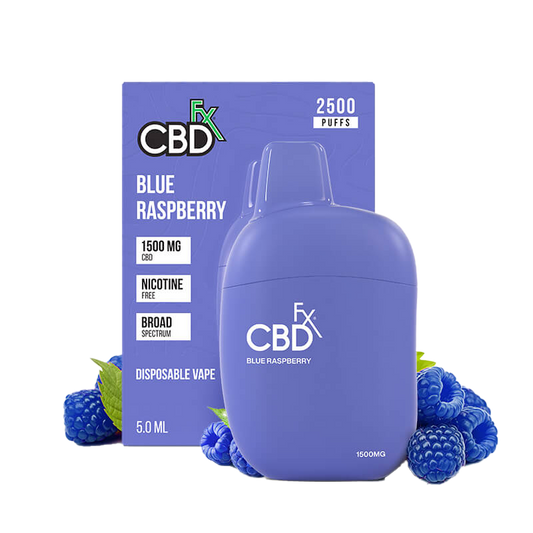 Vape de CBD Frambuesa Azul 1,500MG