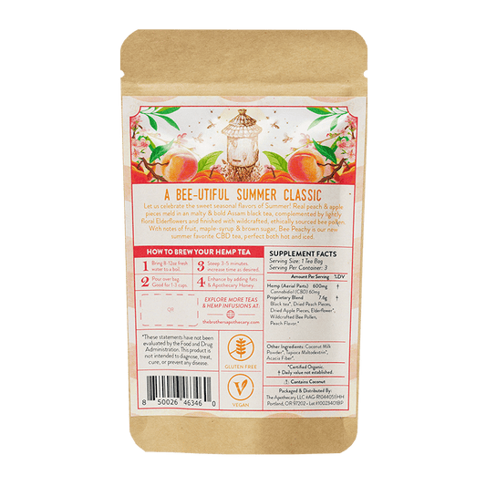 Té de CBD Bee Peachy | 60/180 mg