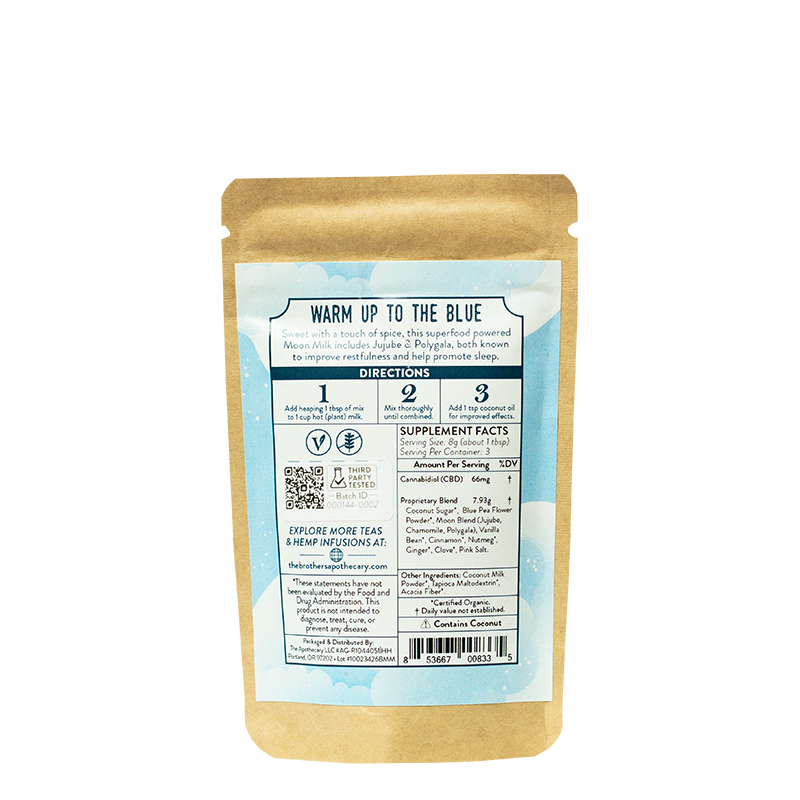 Latte con CBD | Leche de Luna Azul 180-540MG