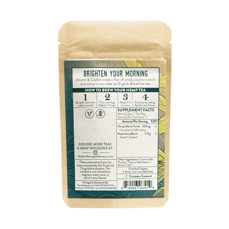 Té de CBD Breakfast Buzz | 60/180 mg
