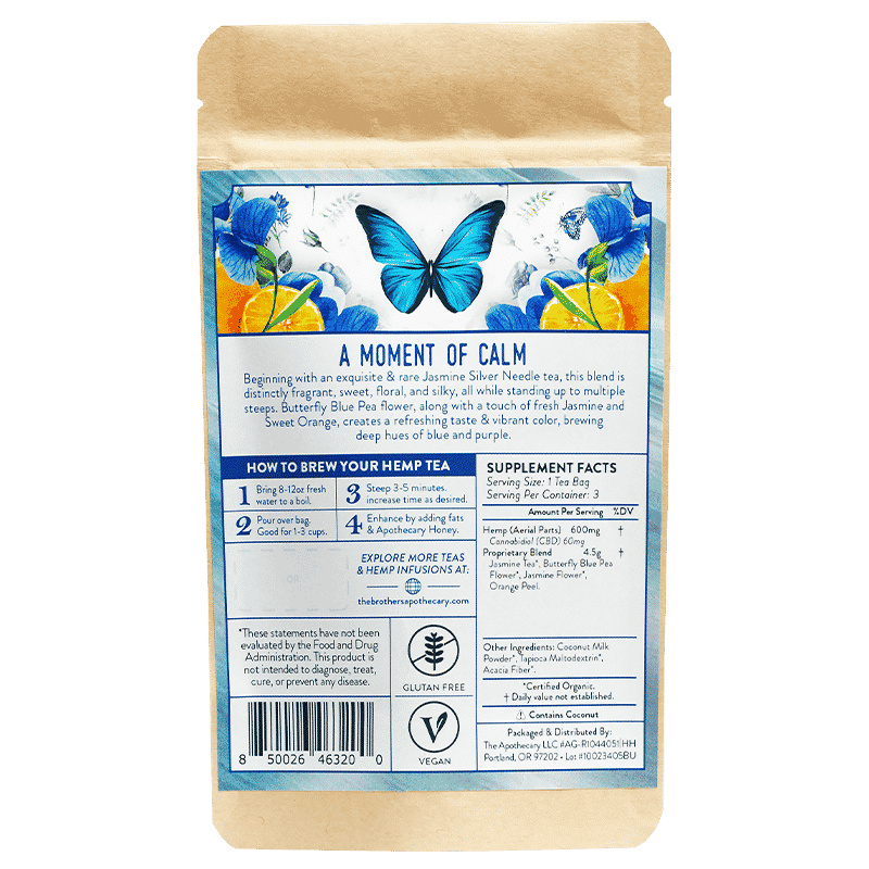 Té de CBD Butterfly Blue | 60/180 mg