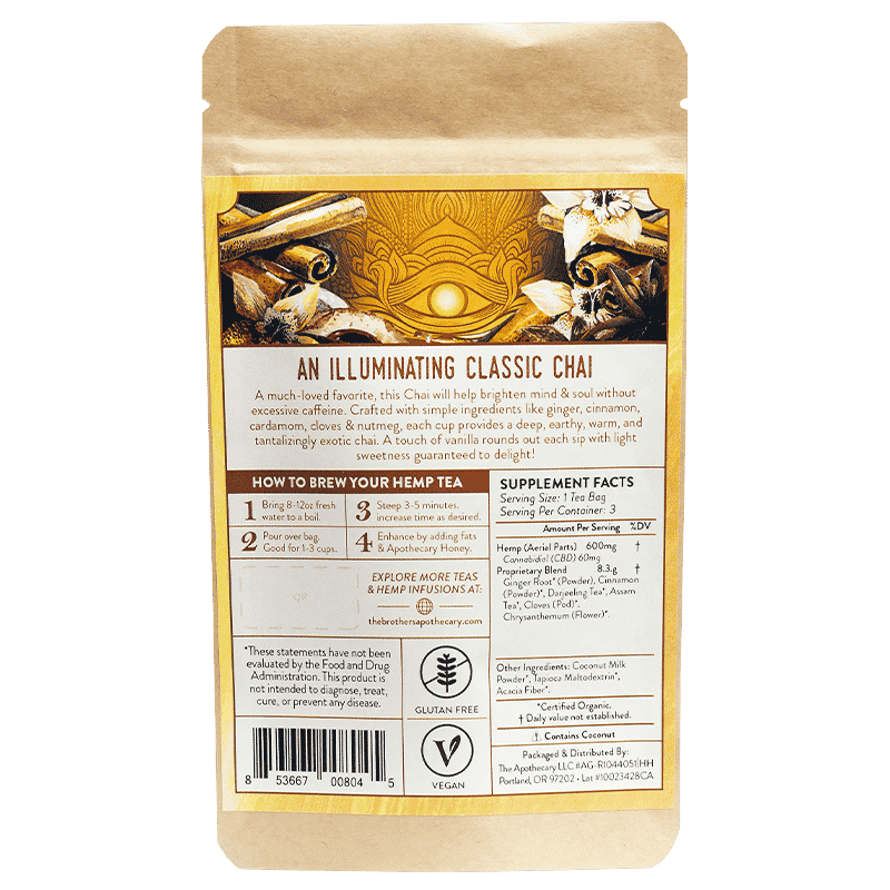 Té de CBD Chai Awakening | 60/180 mg
