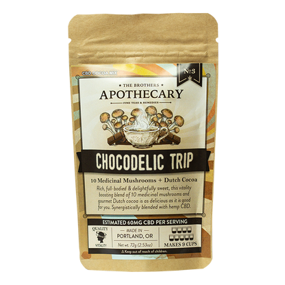 Chocolate con CBD + Hongos | Chocodelic Trip 180-540MG