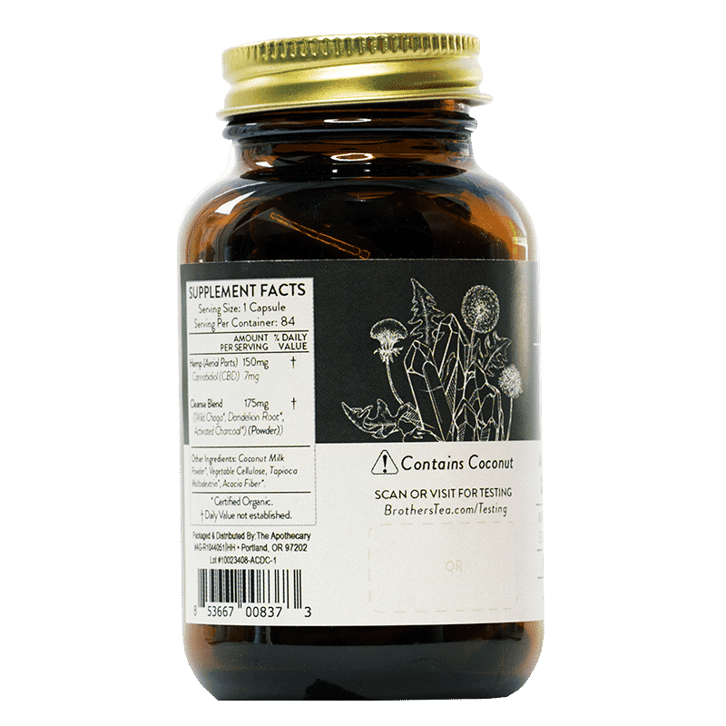 Cápsulas de CBD Cleanse