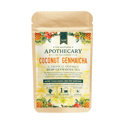 Té de CBD Coconut Genmaicha | 60/180 mg