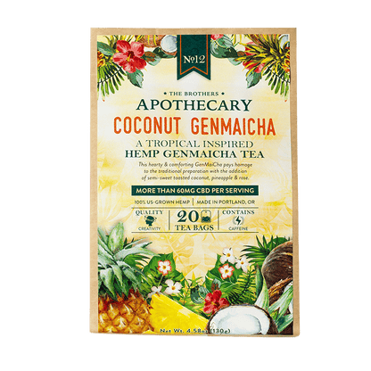 Té de CBD Coconut Genmaicha | 60/180 mg