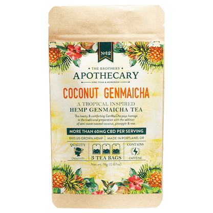 Té de CBD Coconut Genmaicha | 60/180 mg