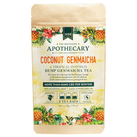 Té de CBD Coconut Genmaicha | 60/180 mg