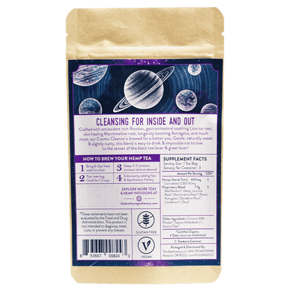 Té de CBD Cosmic Cleanse | 60/180 mg