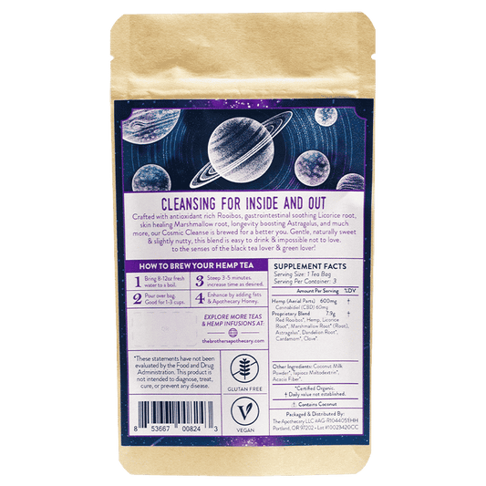 Té de CBD Cosmic Cleanse | 60/180 mg