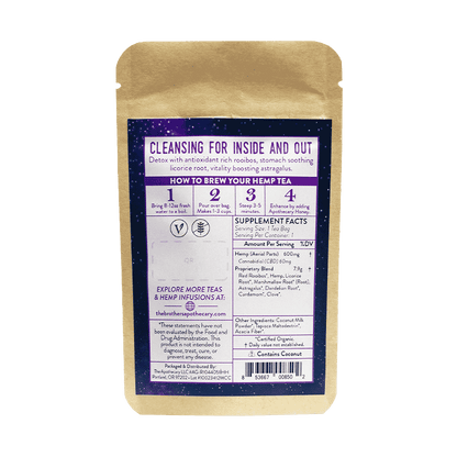 Té de CBD Cosmic Cleanse | 60/180 mg