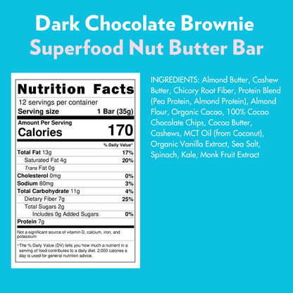Barra de Superfoods Dark Chocolate Brownie