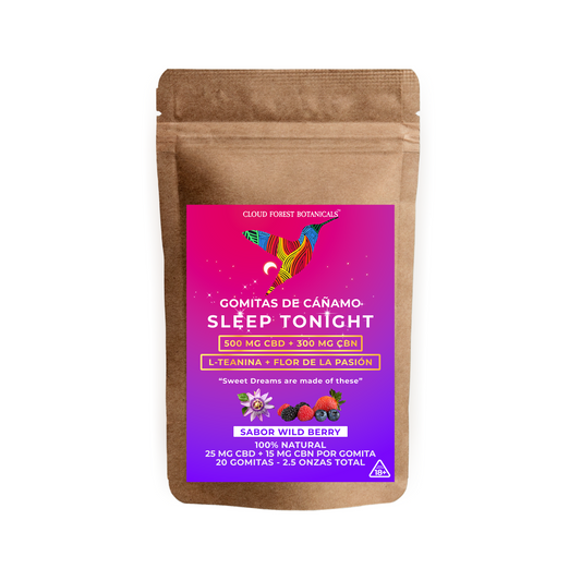 Gomitas Sleep Tonight 500 MG CBD/300 MG CBN