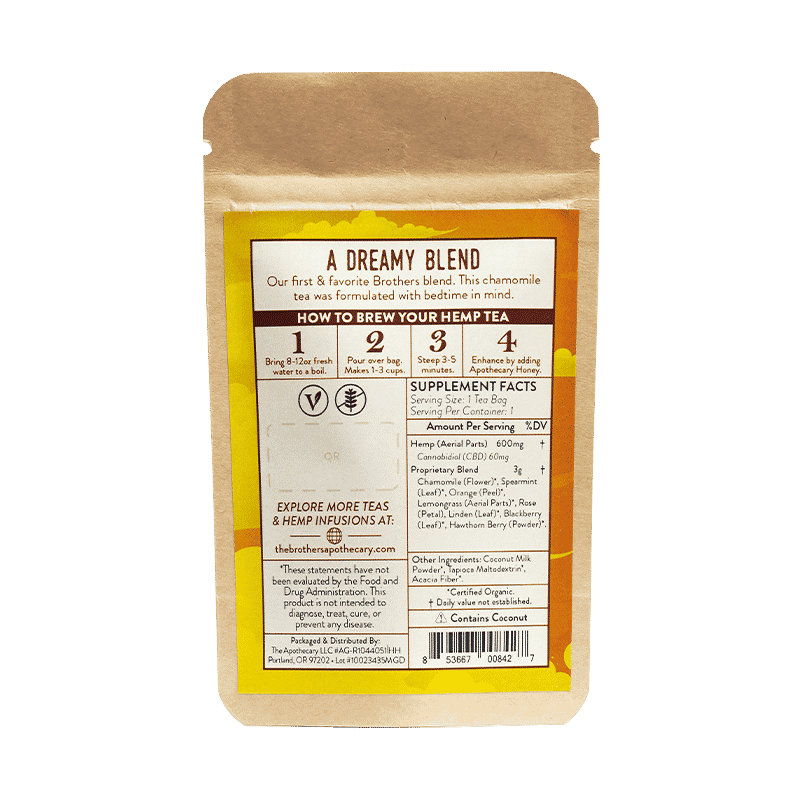 Té de CBD Golden Dream | 60/180 mg