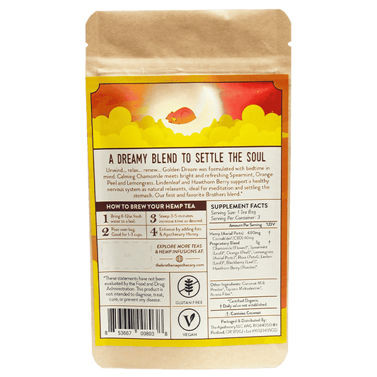 Té de CBD Golden Dream | 60/180 mg