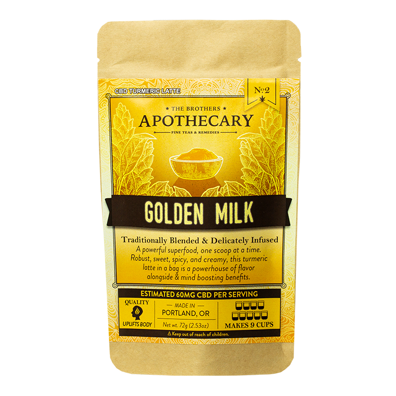 Latte de Cúrcuma con CBD | Leche Dorada 180-540MG
