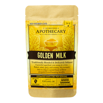 Latte de Cúrcuma con CBD | Leche Dorada 180-540MG