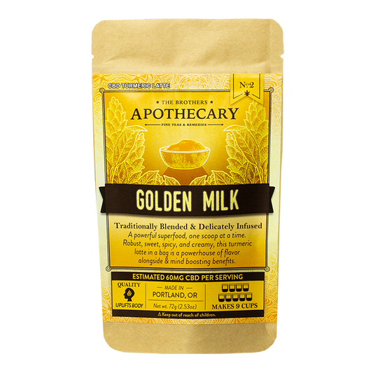 Latte de Cúrcuma con CBD | Leche Dorada 180-540MG