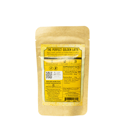 Latte de Cúrcuma con CBD | Leche Dorada 180-540MG