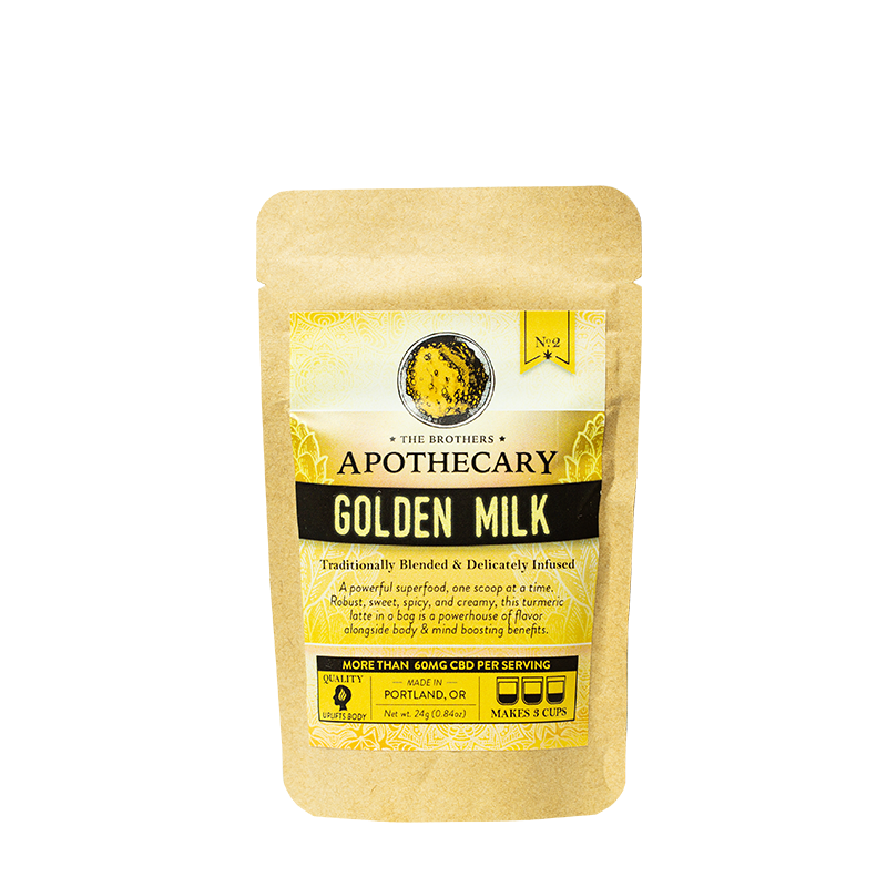 Latte de Cúrcuma con CBD | Leche Dorada 180-540MG