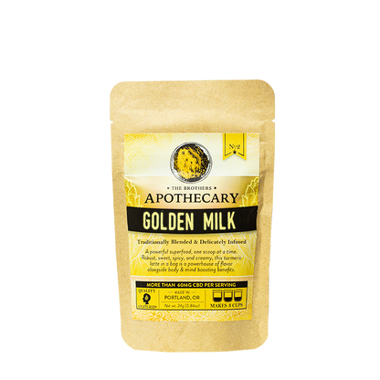 Latte de Cúrcuma con CBD | Leche Dorada 180-540MG