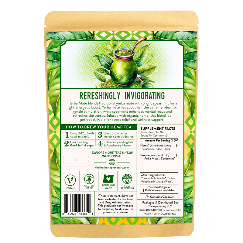 Té de CBD Herba Mate | 300 mg