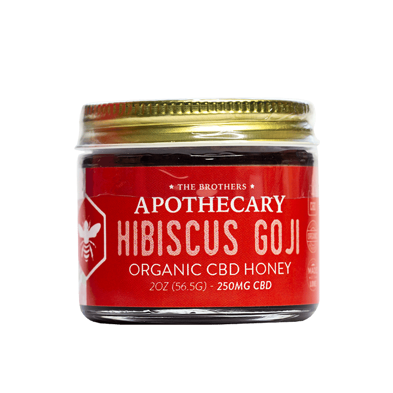 Miel de CBD + Hibisco y Bayas de Goji 250MG-500MG