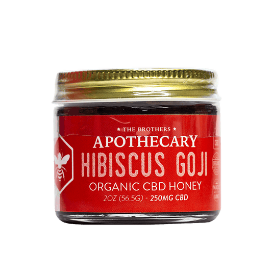 Miel de CBD + Hibisco y Bayas de Goji 250MG-500MG