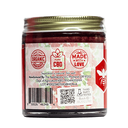 Miel de CBD + Hibisco y Bayas de Goji 250MG-500MG
