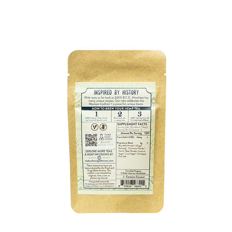 Horchata con CBD | Horchaga 180-540MG
