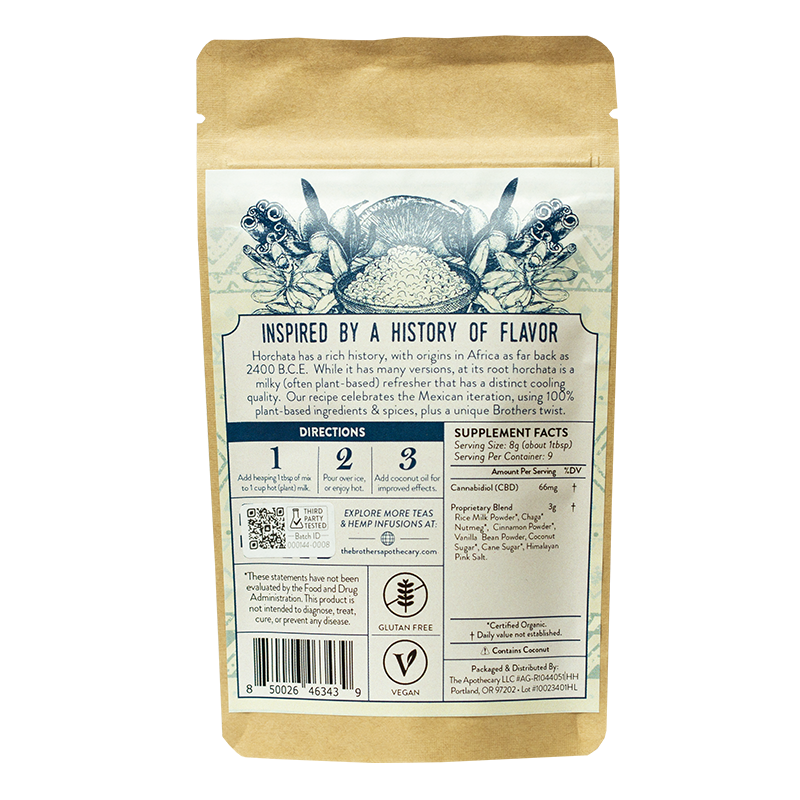 Horchata con CBD | Horchaga 180-540MG