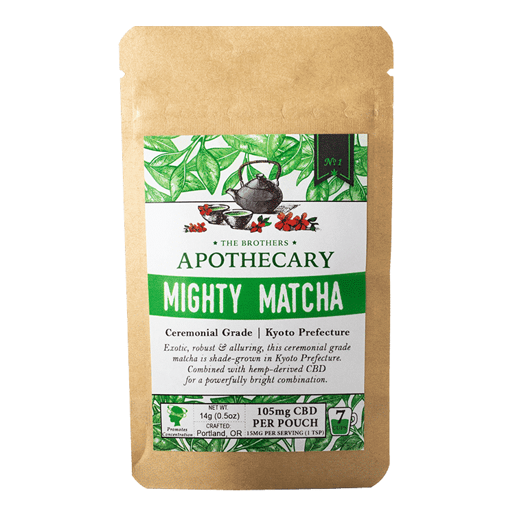 Matcha con CBD | Mighty Matcha 105MG
