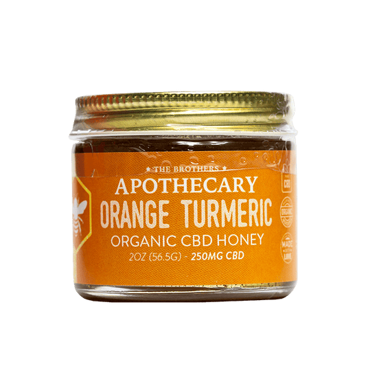 Miel de CBD + Naranja y Cúrcuma 250MG-500MG