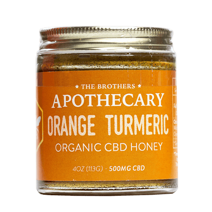 Miel de CBD + Naranja y Cúrcuma 250MG-500MG