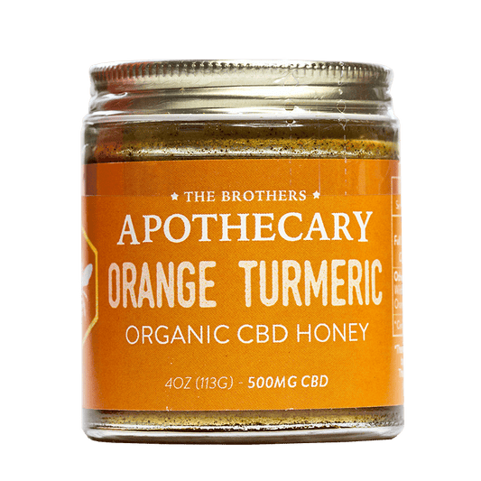 Miel de CBD + Naranja y Cúrcuma 250MG-500MG