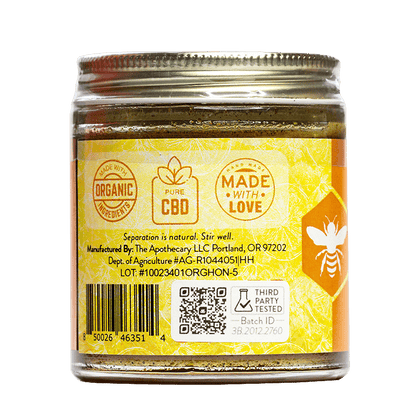 Miel de CBD + Naranja y Cúrcuma 250MG-500MG