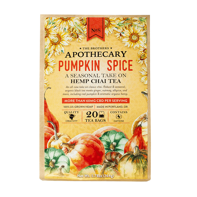 Té de CBD Pumpkin Chai | 60/180 mg