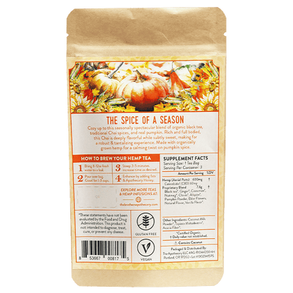 Té de CBD Pumpkin Chai | 60/180 mg
