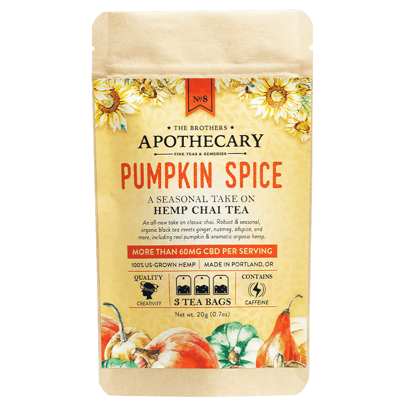 Té de CBD Pumpkin Chai | 60/180 mg