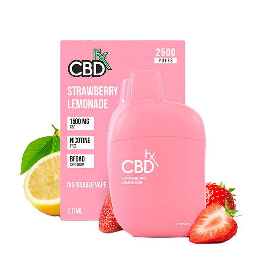 Vape de CBD Limonada de Fresa 1,500MG